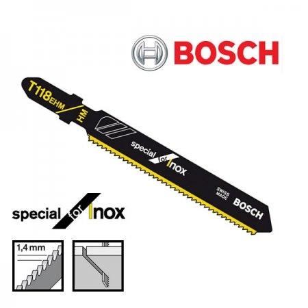 2608631013 BOSCH T118A ใบเลื่อยจิ๊กซอว์ตัดเหล็ก (5 ใบ/แพค) - EUROPA.co.th