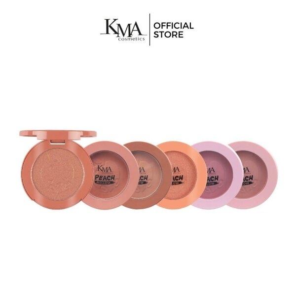 (ราคาพิเศษ เฉพาะบางสีเท่านั้น) KMA Peach Mellow Cutie Cheek Blusher บลัชออน สีสดชัด เกลี่ยง่าย