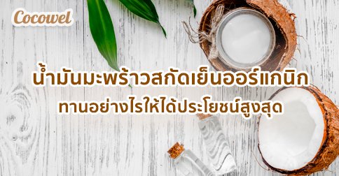 น้ำมันมะพร้าวสกัดเย็นออร์แกนิกทานอย่างไรให้ได้ประโยชน์สูงสุด น้ำมันมะพร้าวสกัดเย็นออร์แกนิกทานอย่างไรให้ได้ประโยชน์สูงสุด