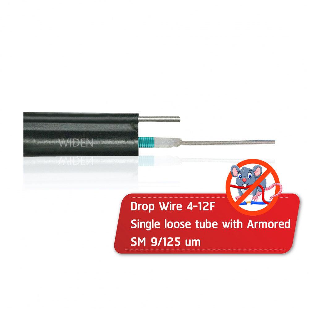 Fiber Optic Drop Wire Single Loose Tube with Armored Widen trading