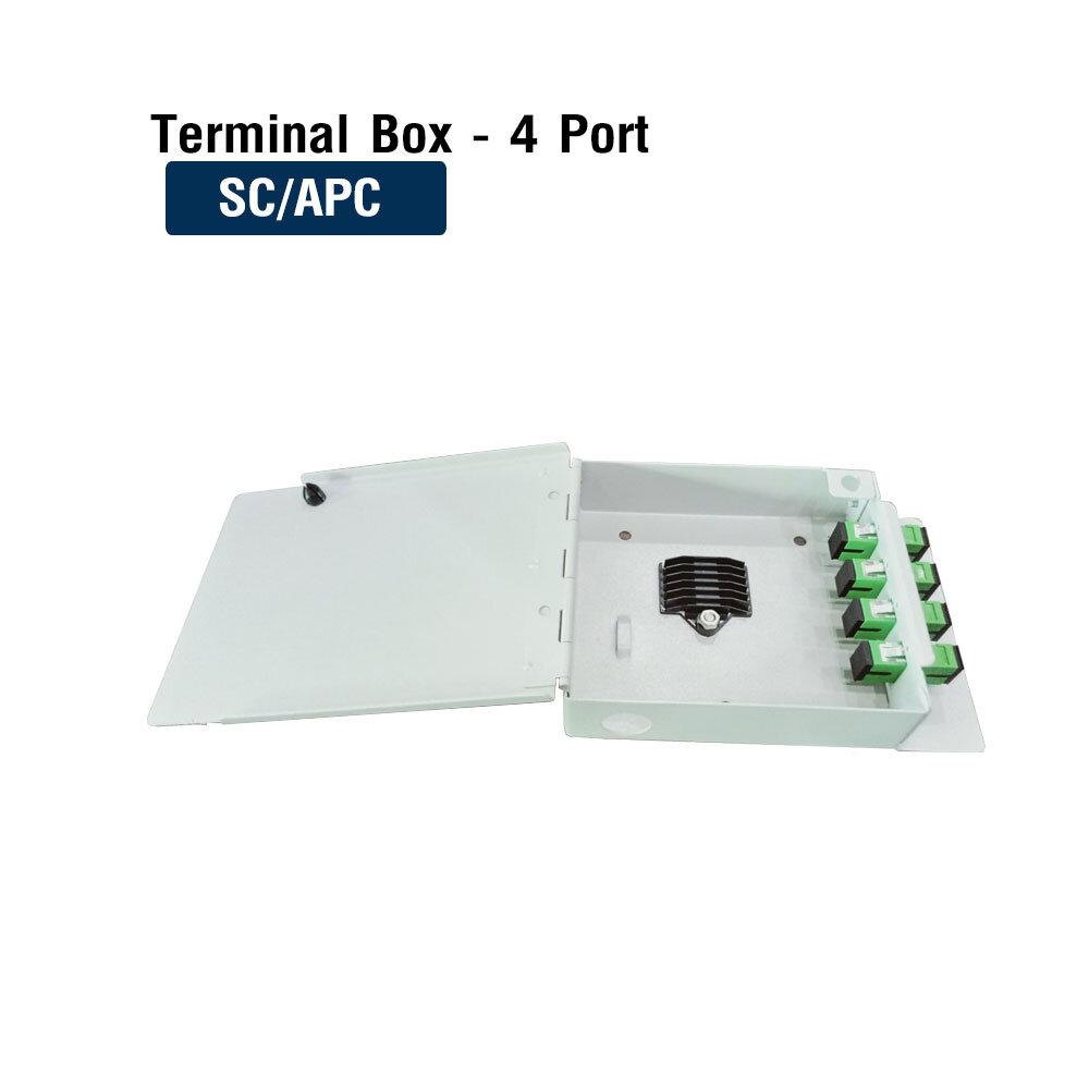 FTTx Terminal box 4 Port (Steel)-SC/APC - Widen trading