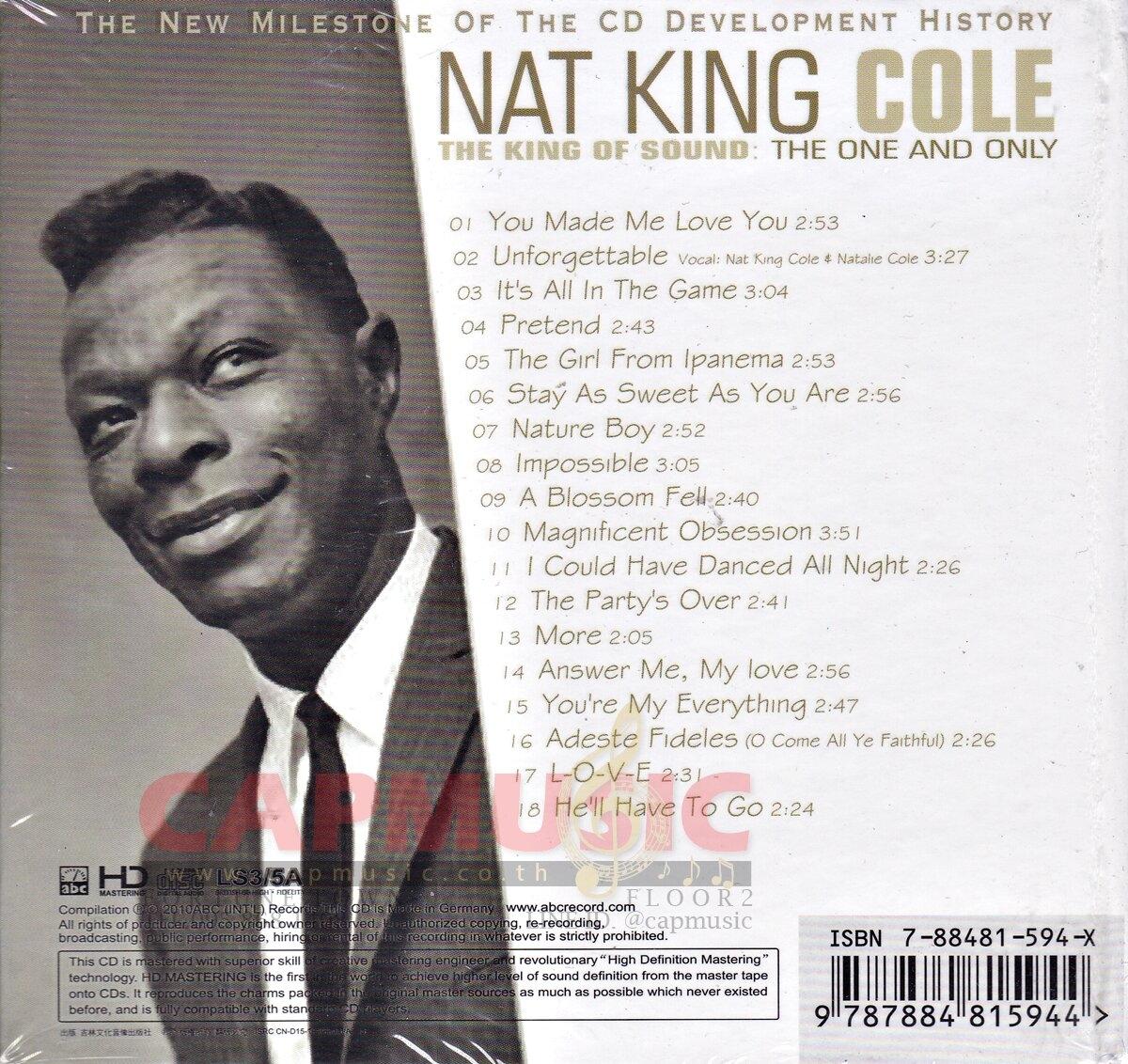 CD Nat King Cole The King Of Sound (HDMastering) CAPMUSIC