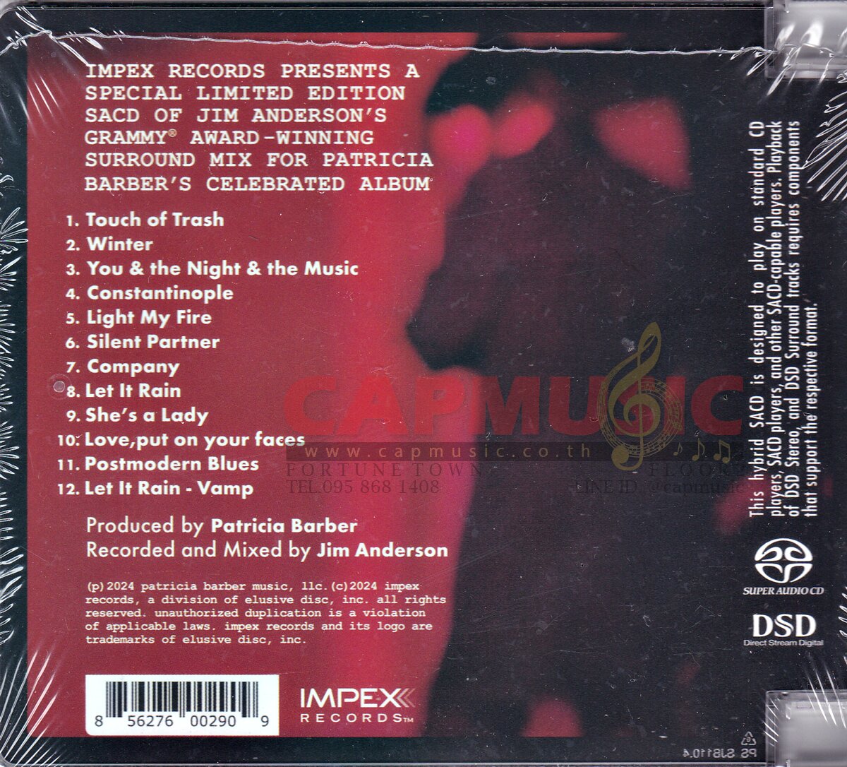 Patricia Barber – - SACD Stereo Hybrid & CD Companion Higher 