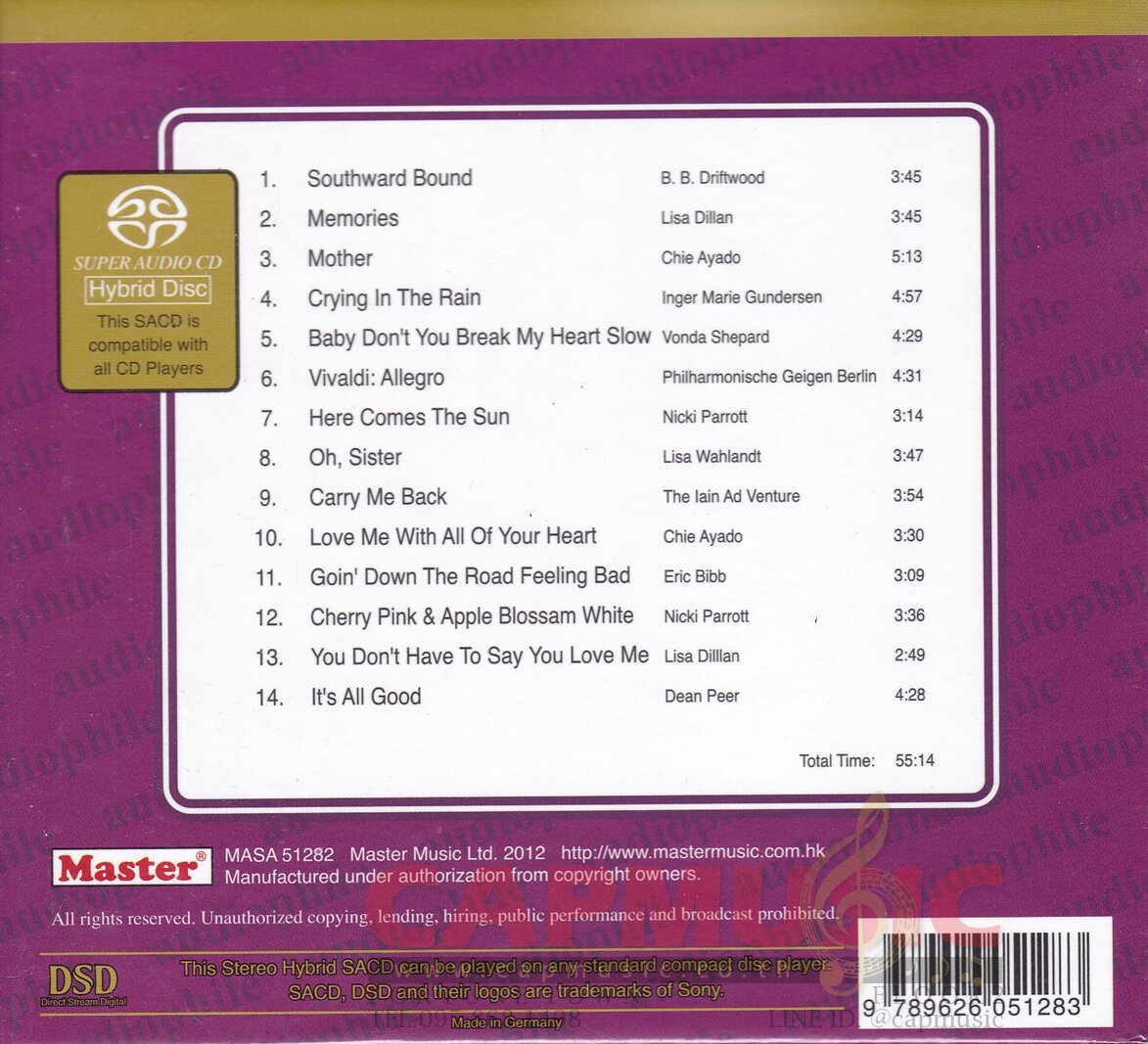 SACD Various Artists Master Superior 2012 (Hybrid/Stereo) CAPMUSIC