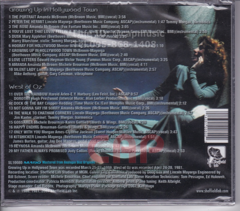 CD Amanda McBroom The Amanda Albums (Sheffield Lab) CAPMUSIC