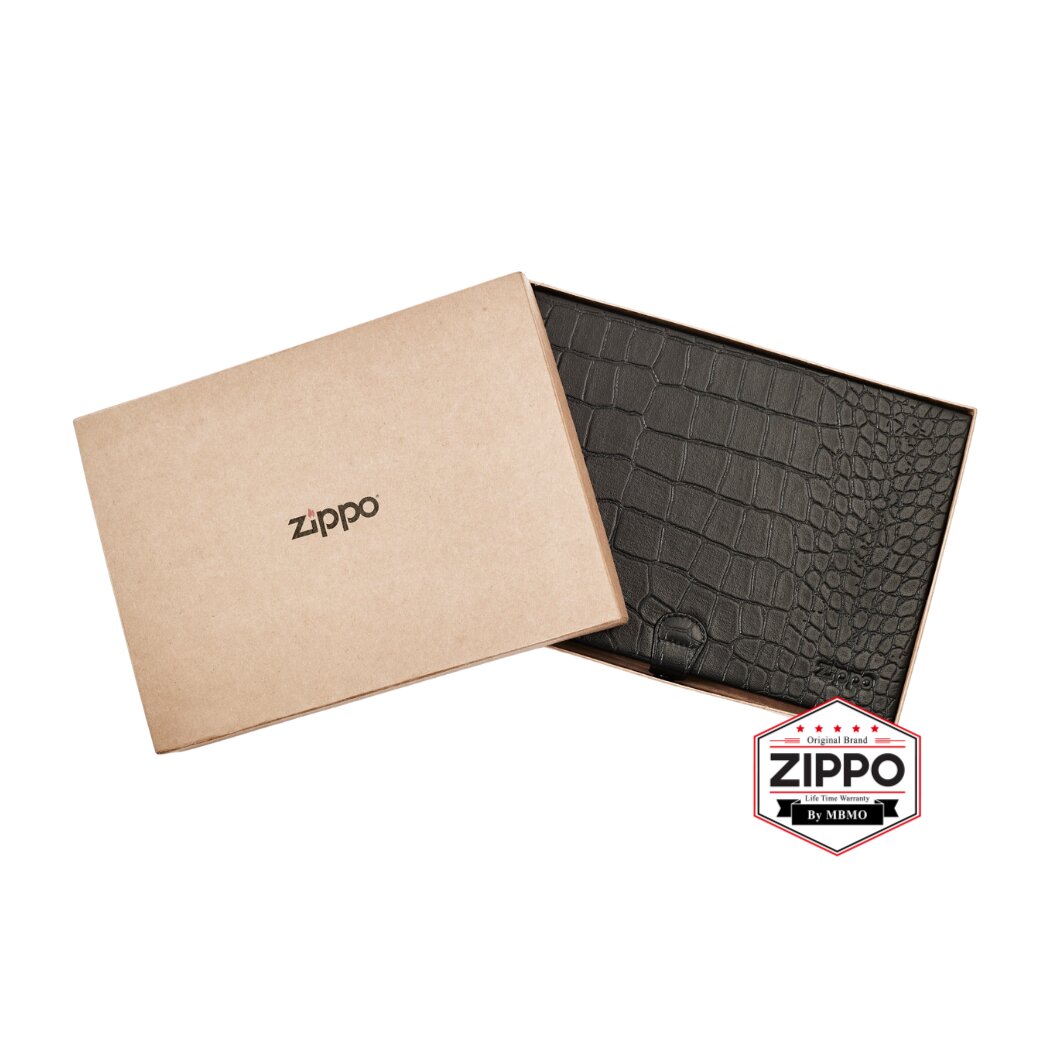 2005131 Zippo Collector's Case in Black Leather Zippo Shop Thailand
