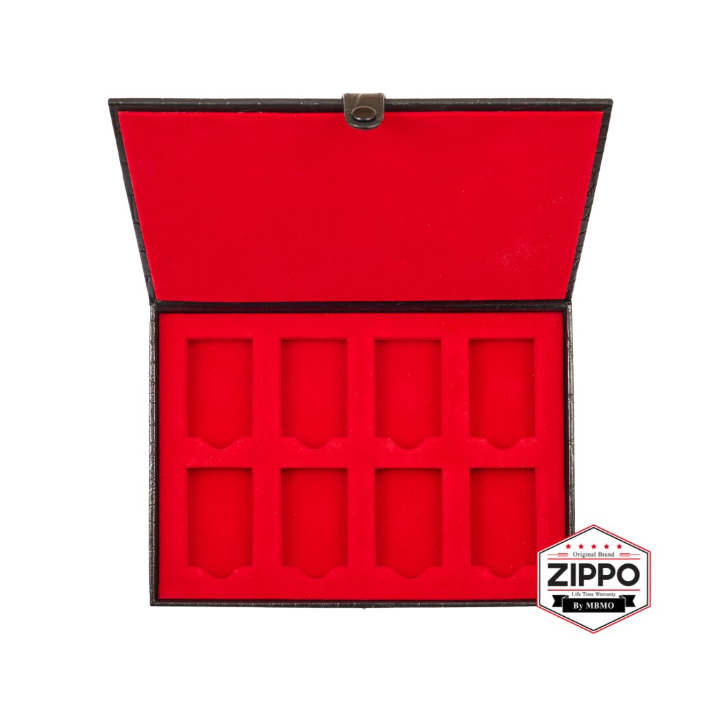 2005131 Zippo Collector's Case in Black Leather Zippo Shop Thailand