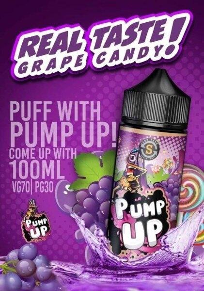 Pump up grape ฟรีเบส 100ML