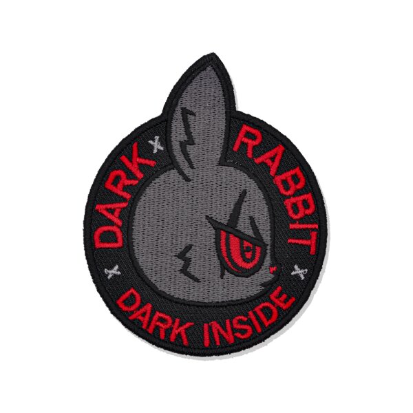 Image 32: DARK RABBIT ROUND-DARK IRON PATCH
