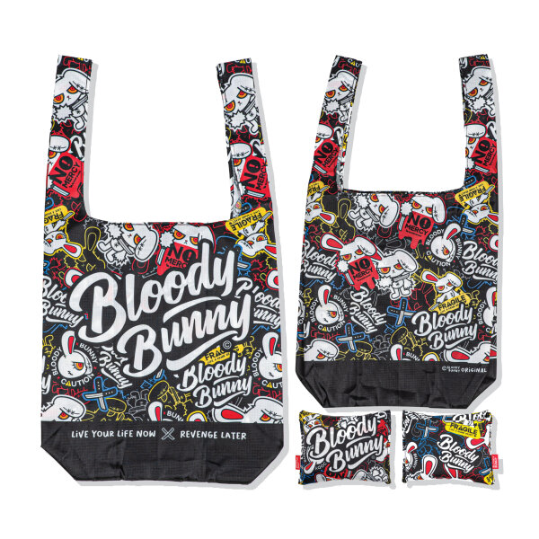Image 47: BLOODY BUNNY ECO BAG (BB-GRAPHIC BOMB)