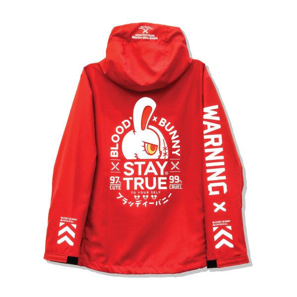 Image 35: BLOODY BUNNY JACKET NYLON (STAY TRUE / RED)