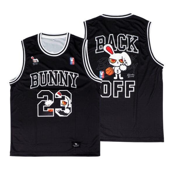 Bloody Bunny Syndrome ロングTシャツ黒 bloody-eastery-bunny-