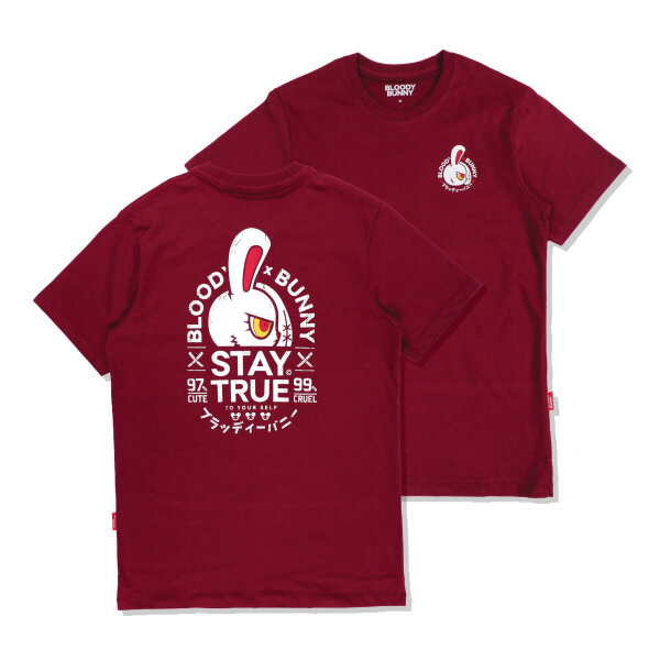 Image 39: BLOODY BUNNY (STAY TRUE / RED) T-SHIRT