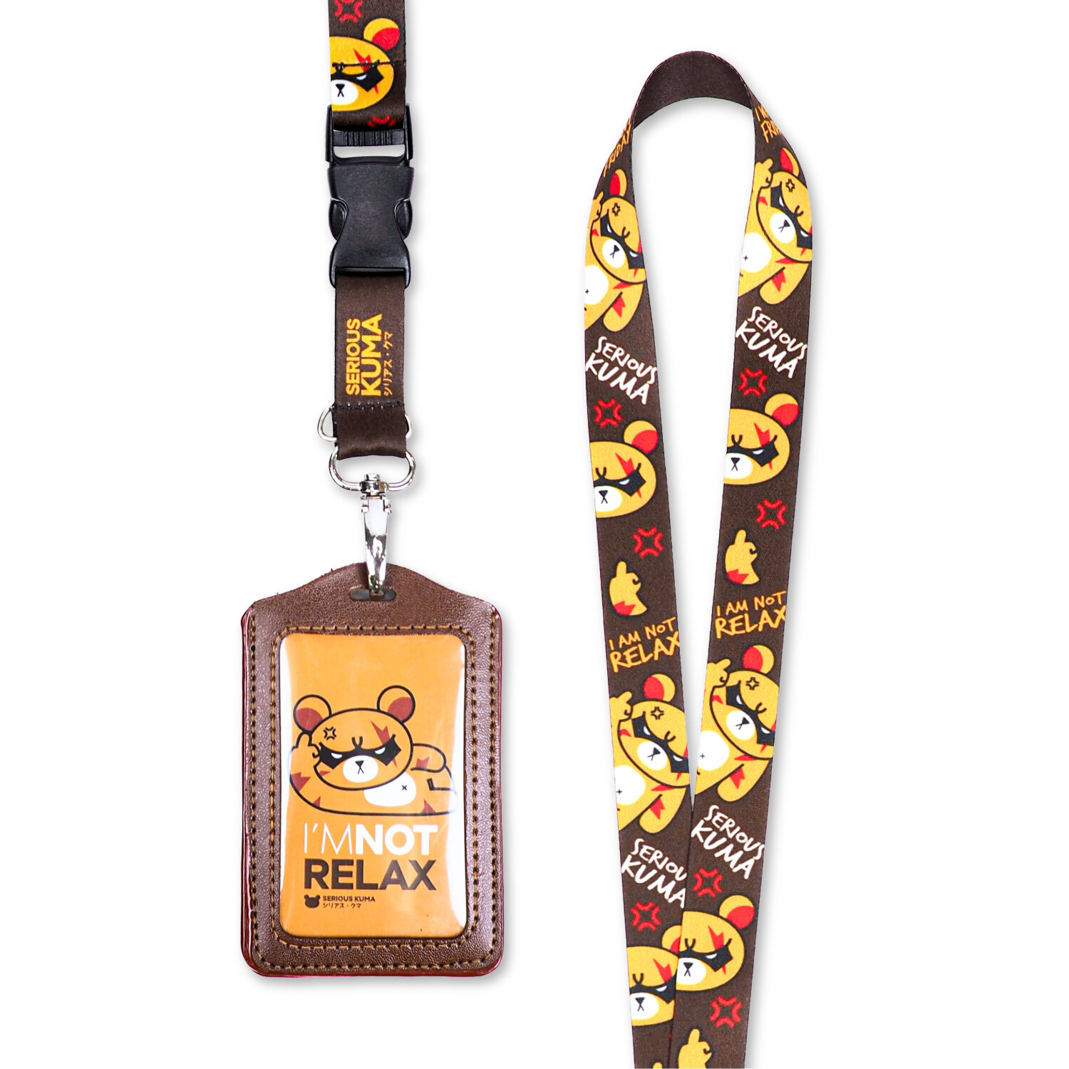 SERIOUS KUMA(NOT RELAX) NECK STRAP - BLOODY BUNNY STORE