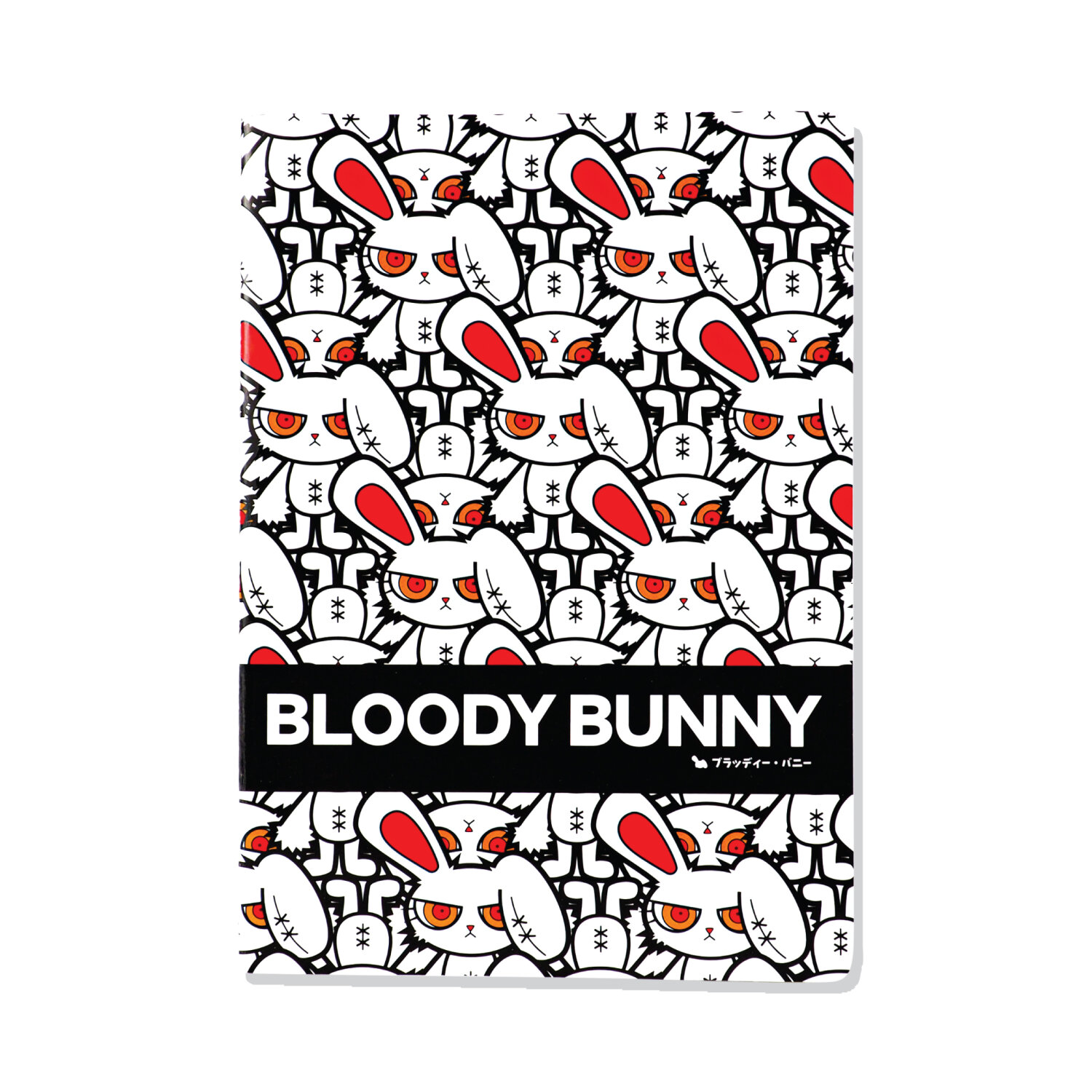 BLOODY BUNNY NOTEBOOK A5 (MULTI/WHITE) - BLOODY BUNNY STORE