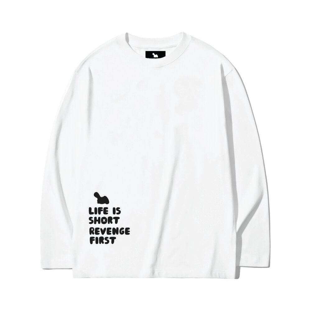 BLOODY BUNNY (CLASSIC/WHITE) LONG SLEEVE T-SHIRT - BLOODY