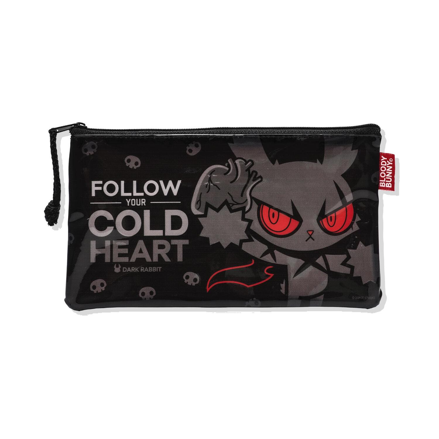 DARK RABBIT PENCIL PVC BAG (CLASSIC/BLACK) - BLOODY BUNNY STORE