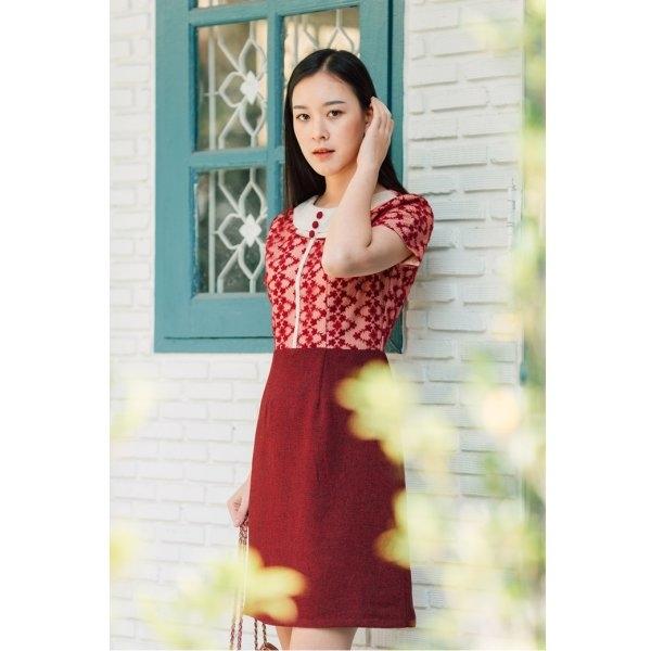 Dear Button Bow Dress