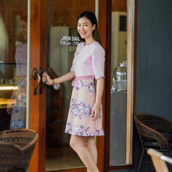 Gwen Flora Dress