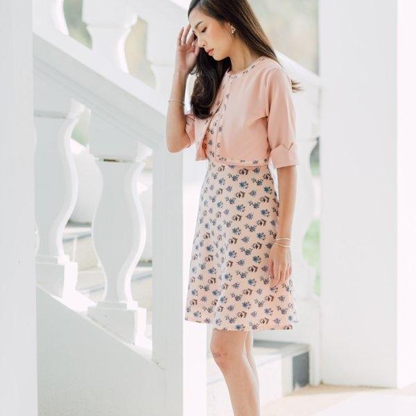 Nicole Flora Dress