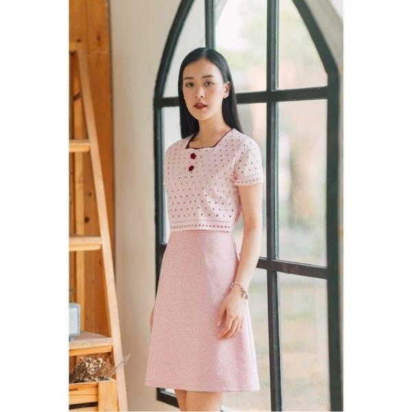 Yara Cotton Lace Dress