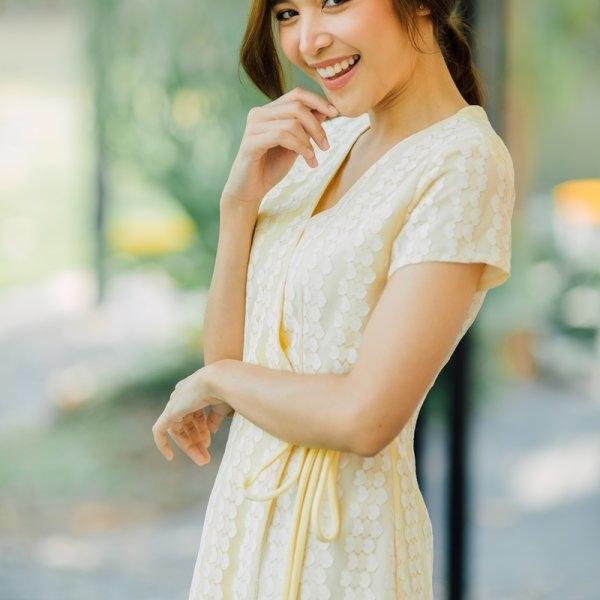 Jane Two Tone Lace Dress