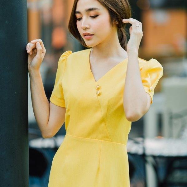 Donna V Neck Dress