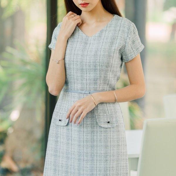 Kate Tweed Pocket Dress