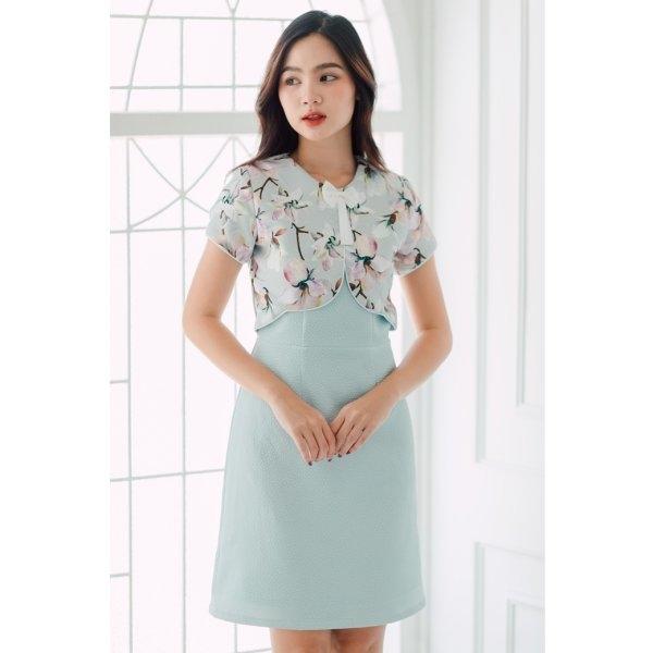 Alecia Curved Bow Dress