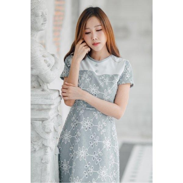 Minnie Chiffon Bow Dress