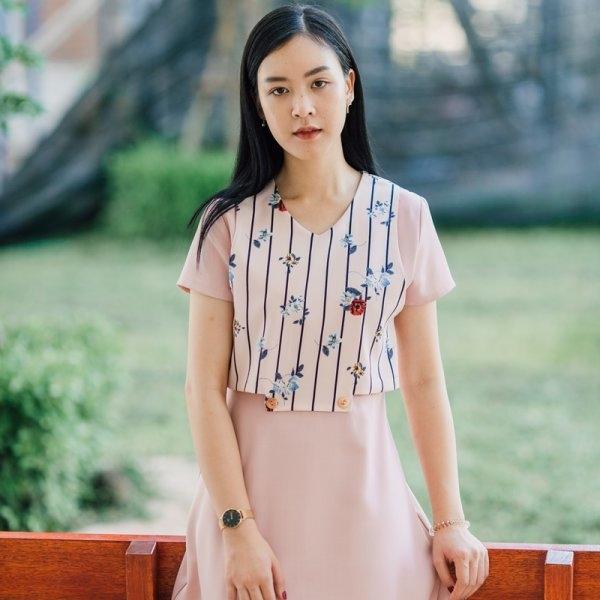 Emily Button Dress