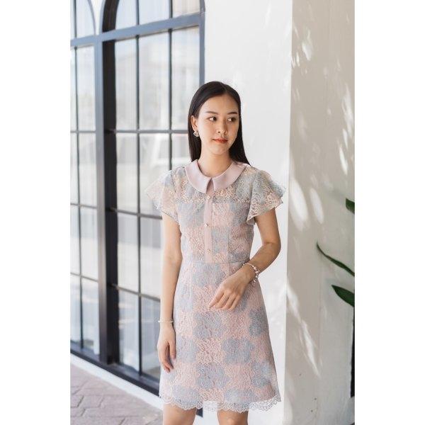 Mabel Two Tone Lace Dress