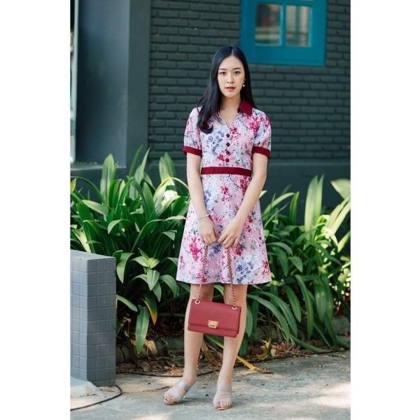 Miki Floral Shirt Dress
