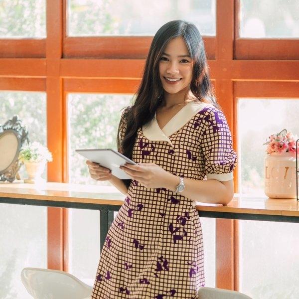 Pailin Doll Sleeved Dress