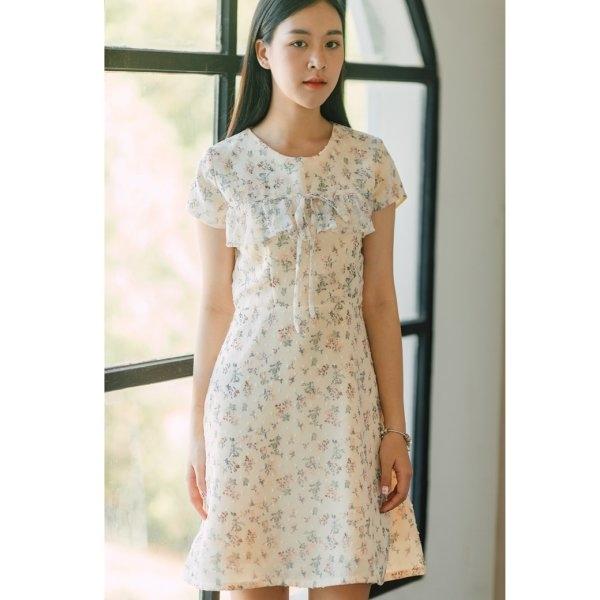 Freya Chiffon Ruffle Dress