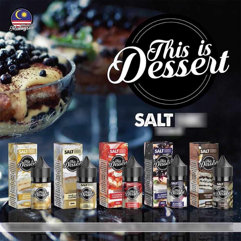 This is Dessert Salt Nic Thaivapes ขายบุหรี่ไฟฟ้า