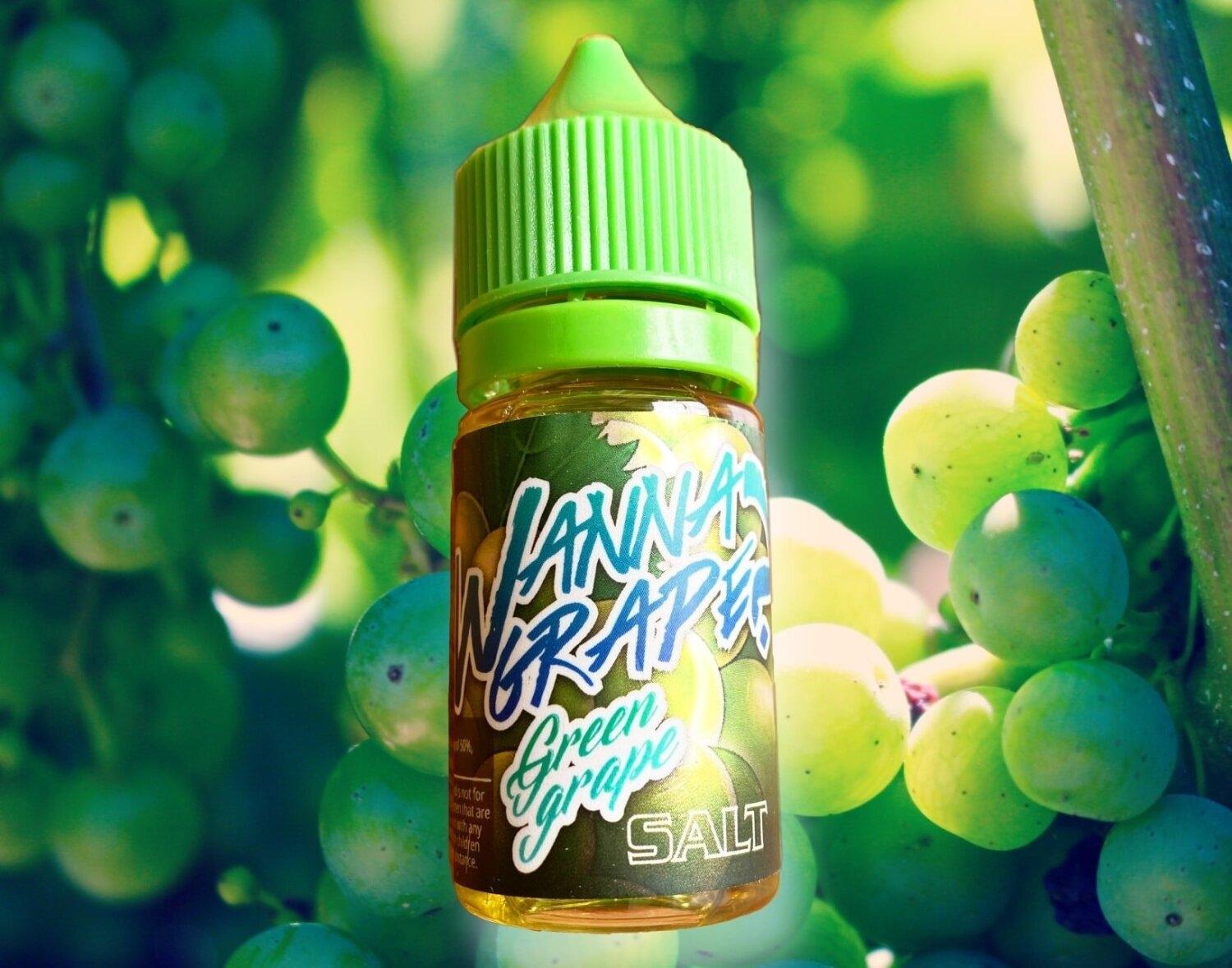 Wanna Grape Green Grape Salt Thaivapes 