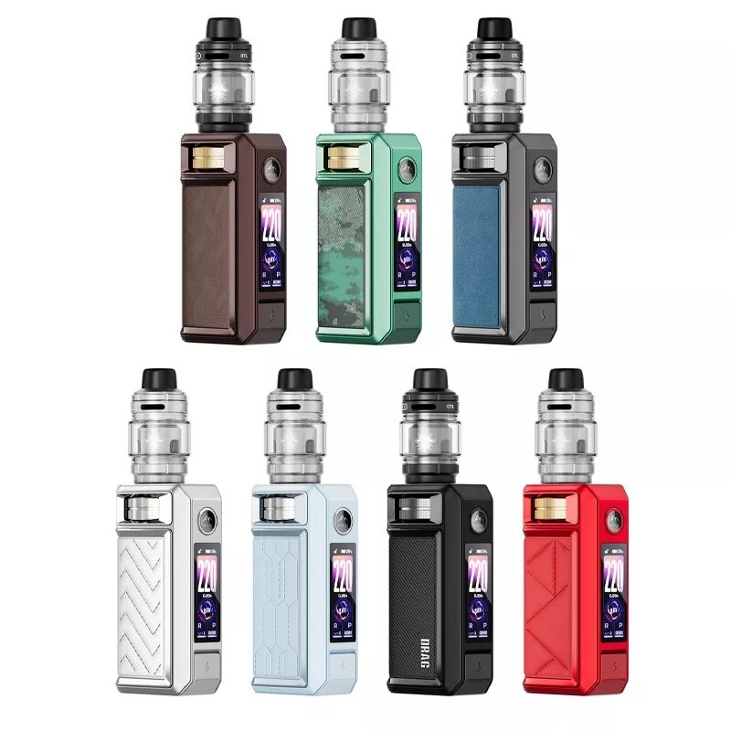 VOOPOO Drag 6 Kit 220W UForce-L Tank PnP Coil ( 2x 2200mAh Battery  (Built-in) - Thaivapes  Line ID @only-member