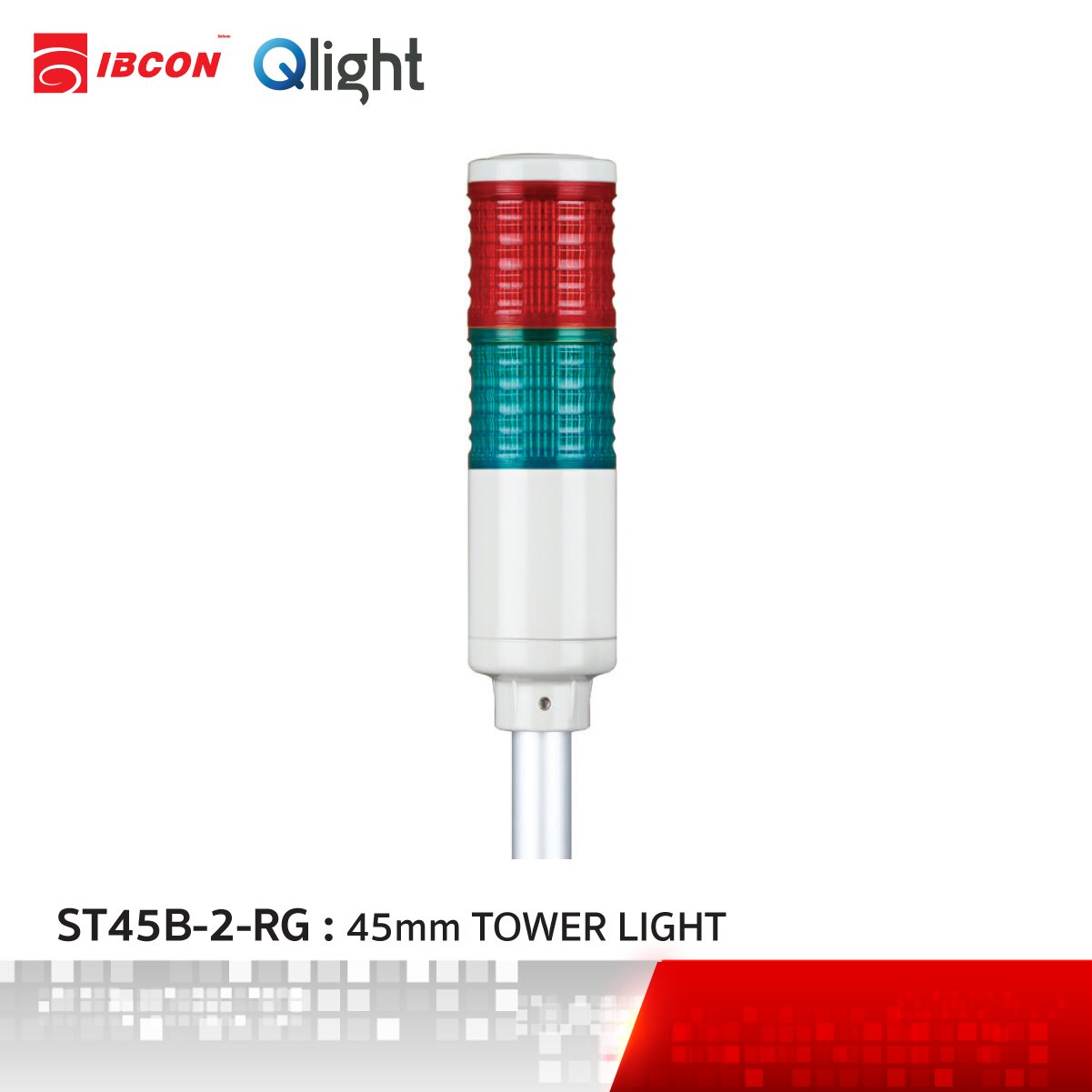 [ ST45B ] Ø45mm Pole Mount Type Bulb Steady Tower Lights - IBCON