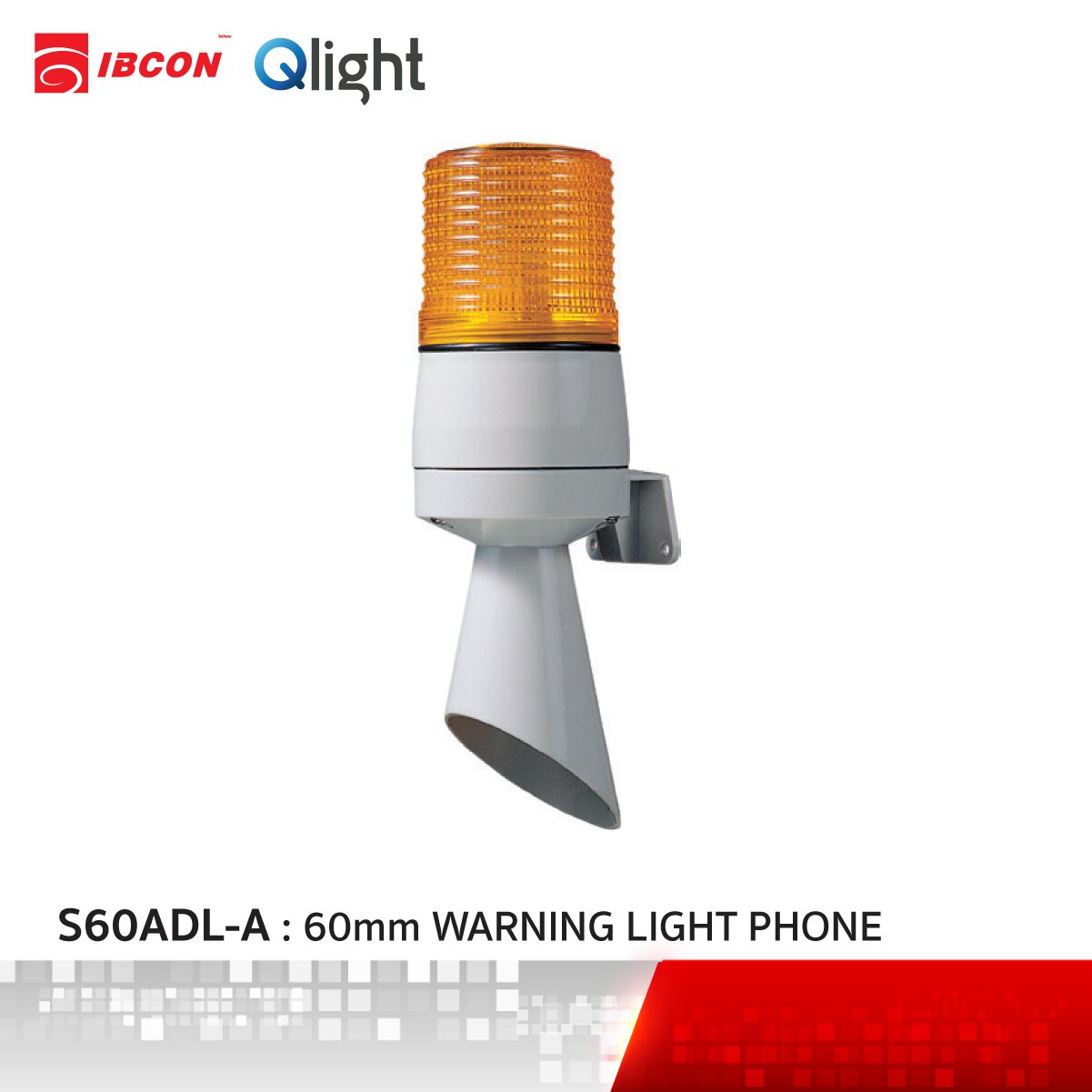 CAUTION38灯 S60ADB, Ø60 Warning light & High buzzer Combination, Signal