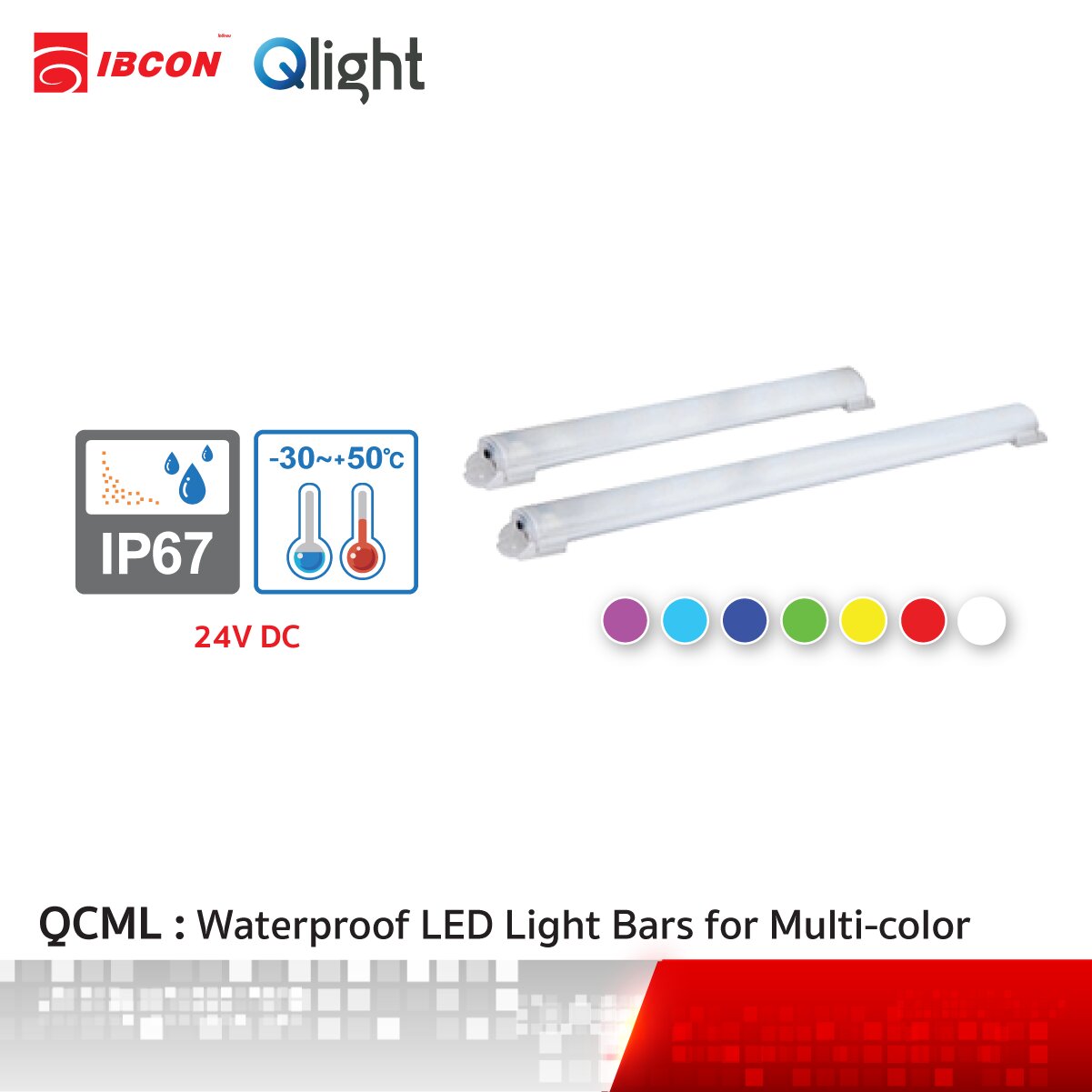 [ QCML ] Waterproof LED Light Bars for Multi-use with Protection of ...