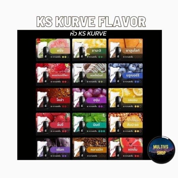 หัวน้ำยา KS KURVE ( กล่อง 1 ชิ้น )