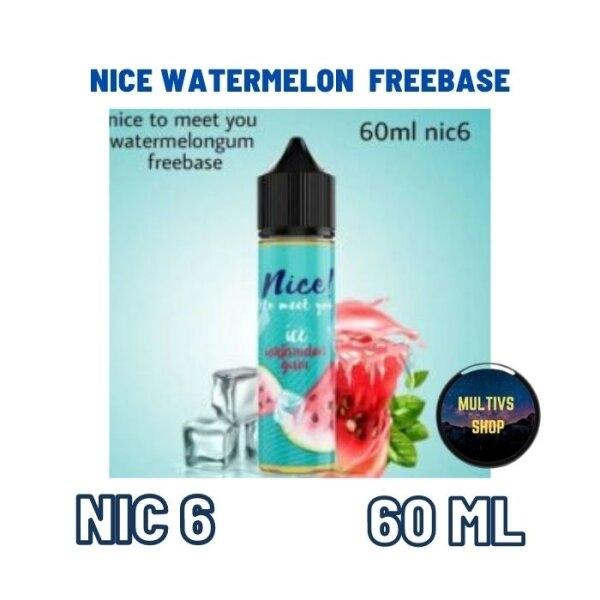 NICE WATERMELON FREEBASE 60 ML