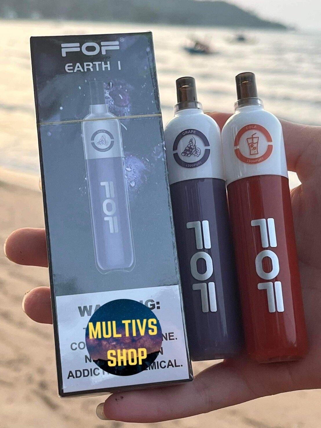 FOF EARTH (พอตใช้แล้วทิ้ง) - MULTIVS SHOP บุหรี่ไฟฟ้า