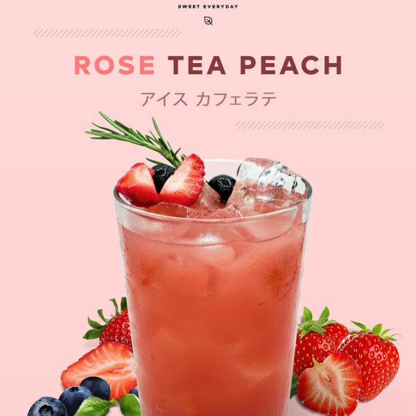 Rose tea Peach ローズティー・ピーチ