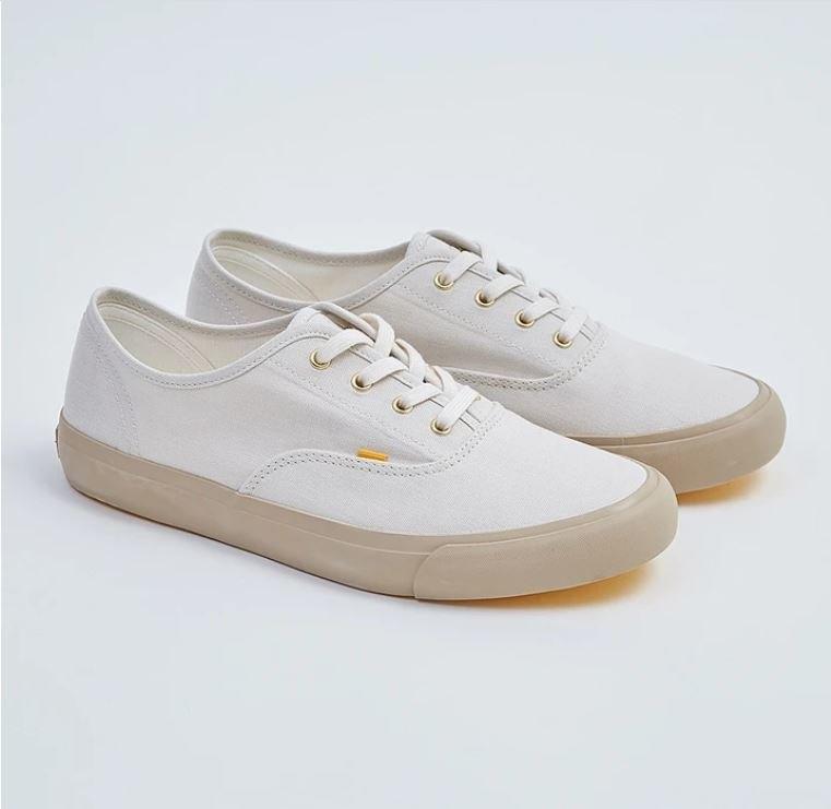 mustard sneakers