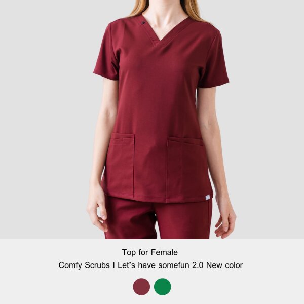 Comfy Scrubs Top for Female - PAT-MED