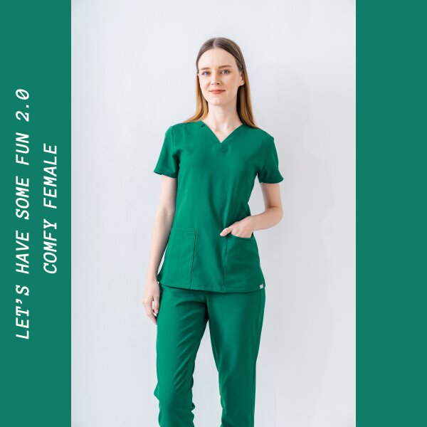 Comfy Scrubs Top for Female - PAT-MED