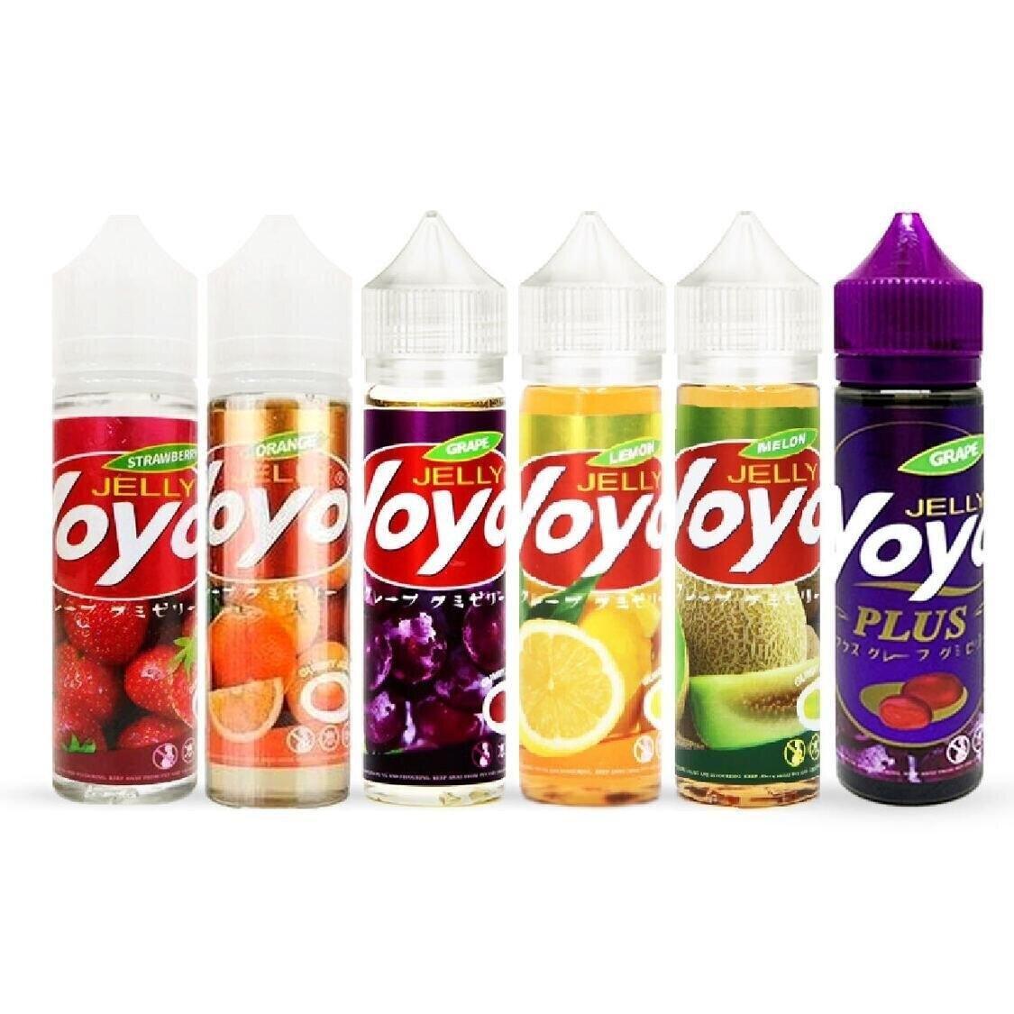Jelly YoYo Grape Plus Freebase 60ml [ แท้ ] เยลลี่โยโย่เกรปพลัส กลิ่น