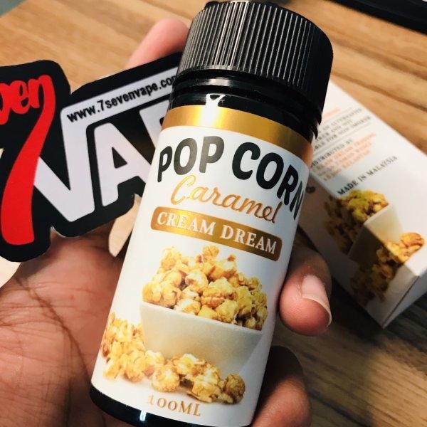 Cream Dream Popcorn Caramel 100ml [ แท้ ] ครีมดรีมป๊อบคอนคาราเมล
